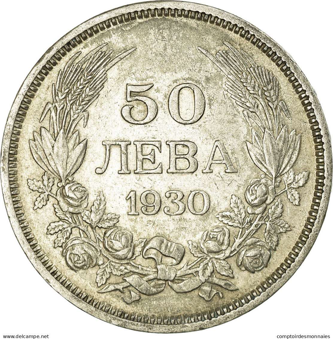 Monnaie, Bulgarie, 50 Leva, 1930, Budapest, Hungary, TTB+, Argent, KM:42 - Bulgarien