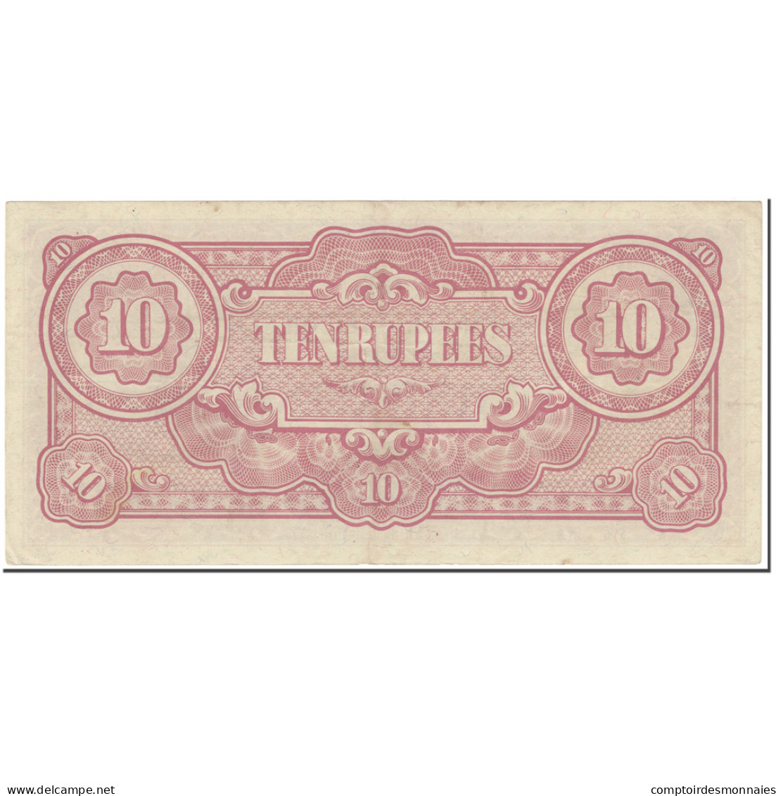 Billet, Birmanie, 10 Rupees, 1942-1944, Undated (1942-44), KM:16b, SUP - Myanmar