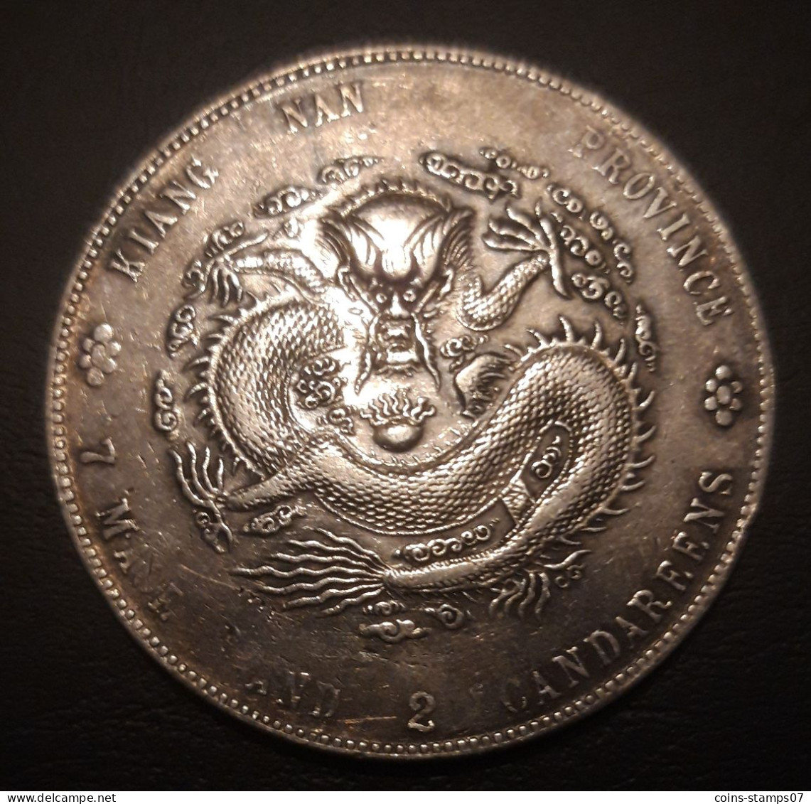 Chine - 1 Dollar Kiang Nau - 1904 - Argent - Chine