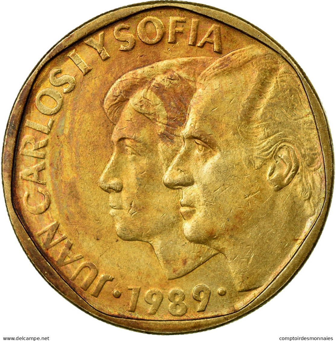 Monnaie, Espagne, Juan Carlos I, 500 Pesetas, 1989, TB, Aluminum-Bronze, KM:831 - 500 Pesetas