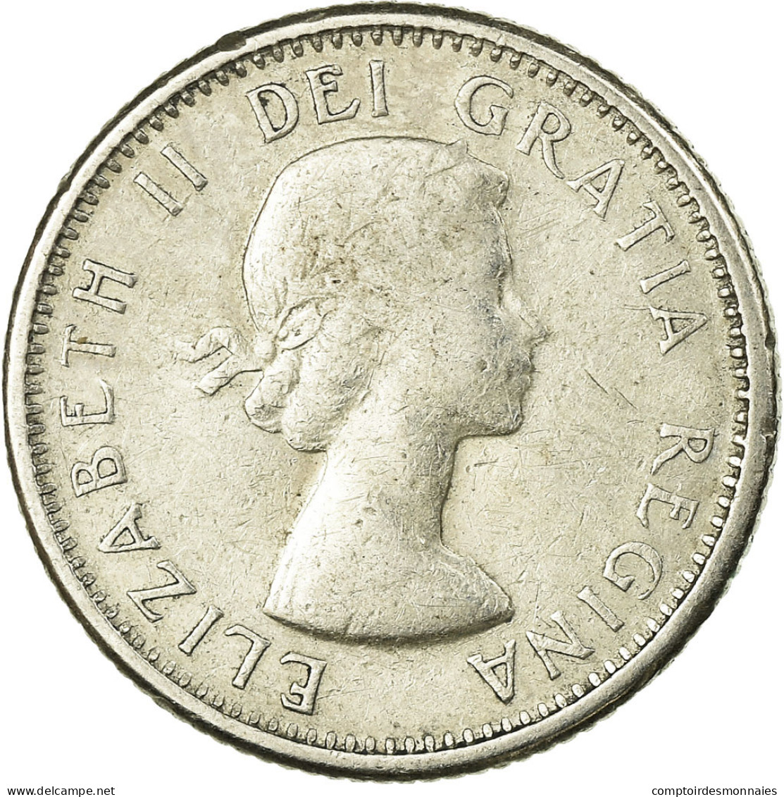 Monnaie, Canada, Elizabeth II, 10 Cents, 1960, Royal Canadian Mint, Ottawa, TTB - Canada