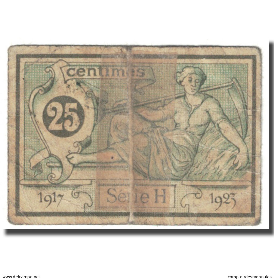 France, Aurillac, 25 Centimes, 1917, Chambre De Commerce, AB, Pirot:16-11 - Cámara De Comercio