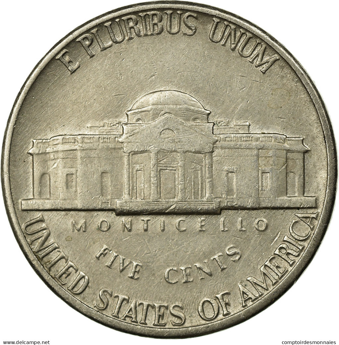 Monnaie, États-Unis, Jefferson Nickel, 5 Cents, 1977, U.S. Mint, Denver, TTB - 1938-…: Jefferson