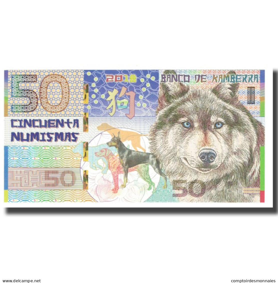 Billet, Australie, Billet Touristique, 2018, 50 NUMISMAS, NEUF - Vals En Specimen