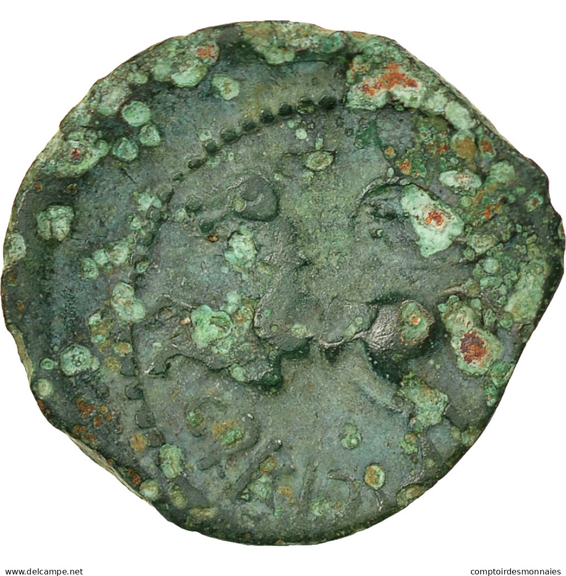 Monnaie, Suessions, Bronze, TB, Bronze, Delestrée:557 - Keltische Münzen