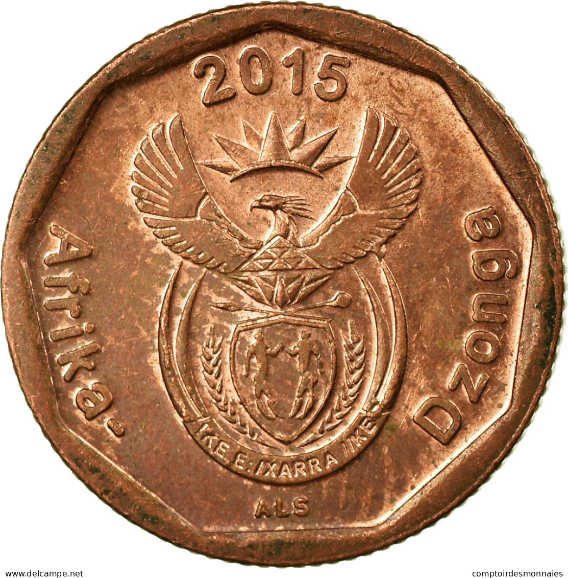 Monnaie, Afrique Du Sud, 10 Cents, 2015, TTB, Bronze Plated Steel - South Africa