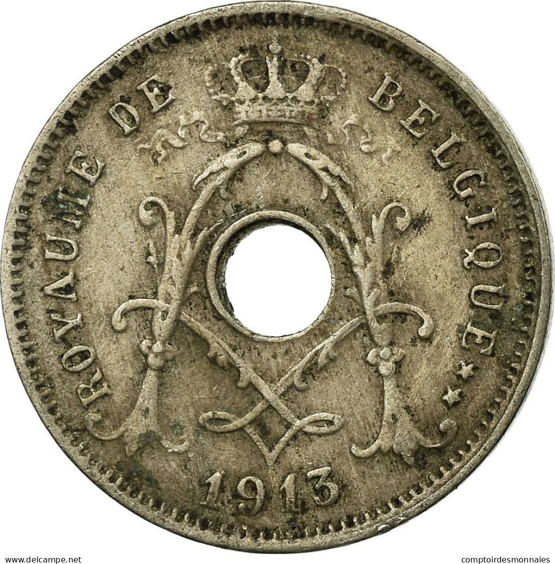 Monnaie, Belgique, 5 Centimes, 1913, TB+, Copper-nickel, KM:66 - 5 Cent