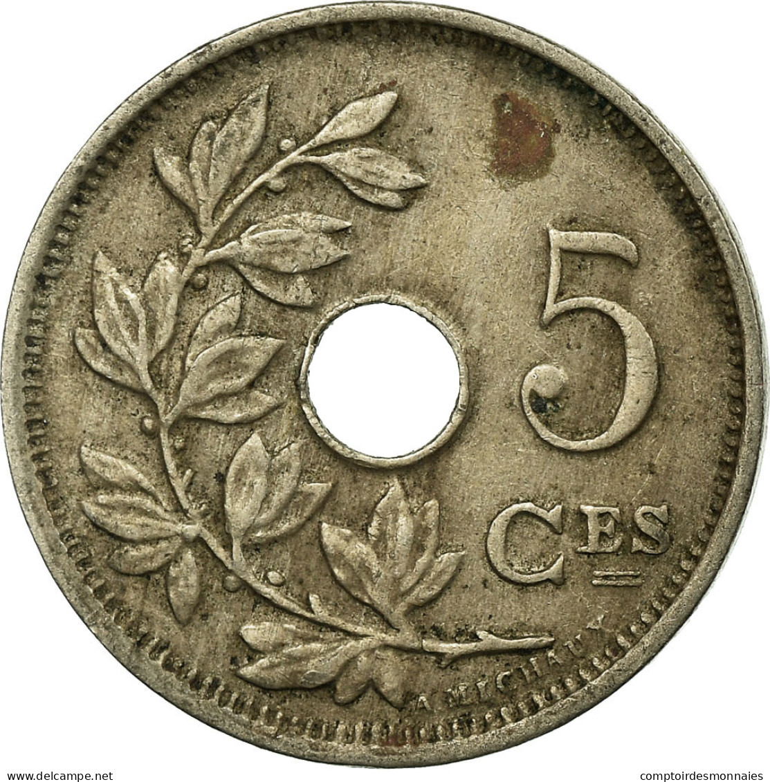 Monnaie, Belgique, 5 Centimes, 1913, TB+, Copper-nickel, KM:66 - 5 Centimes