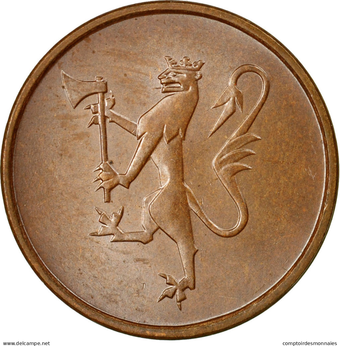 Monnaie, Norvège, Olav V, 5 Öre, 1973, SPL, Bronze, KM:415 - Norvège