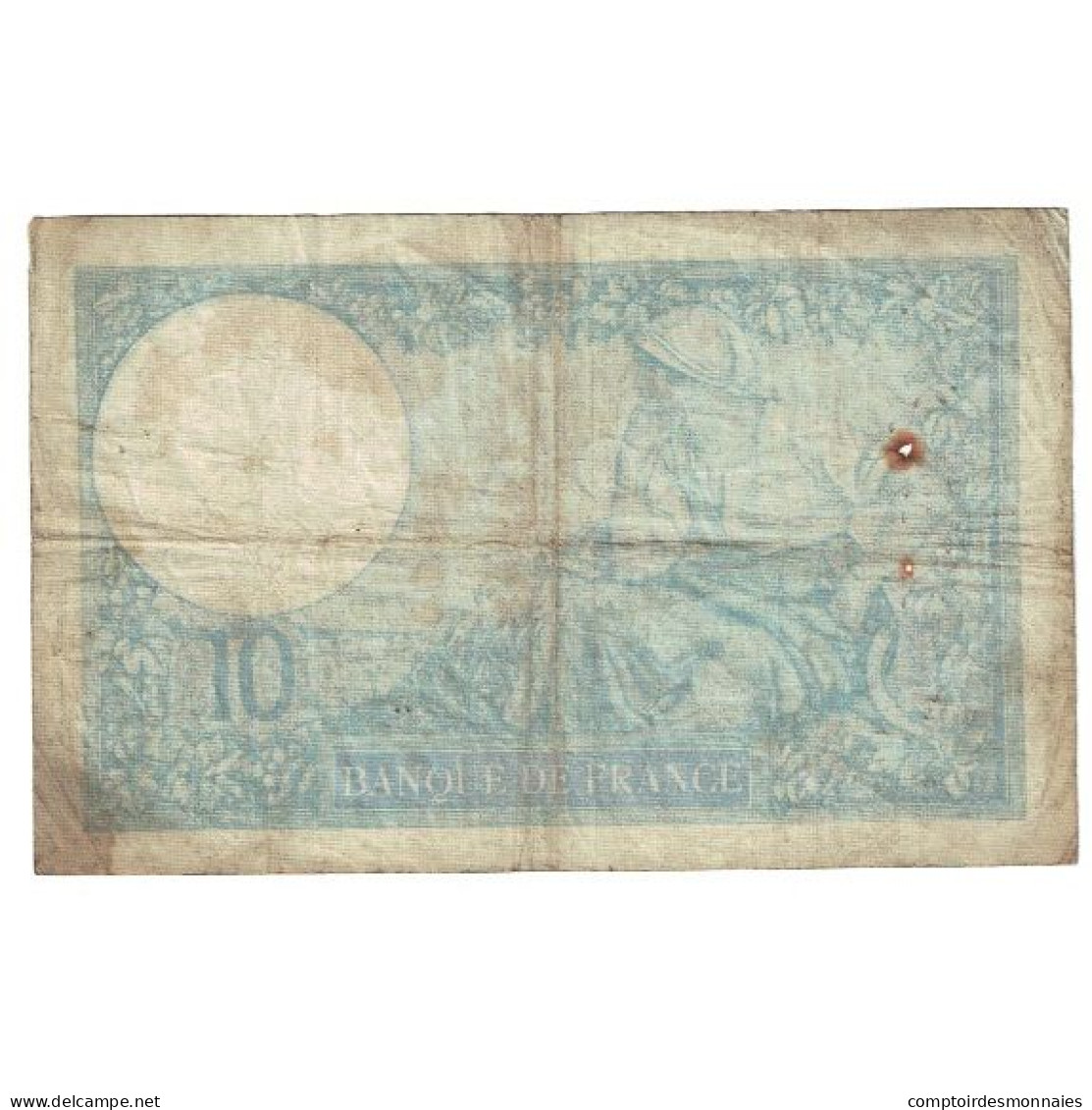 France, 10 Francs, Minerve, 1940, 1940-11-07, TB, Fayette:07.19, KM:84 - 10 F 1916-1942 ''Minerve''