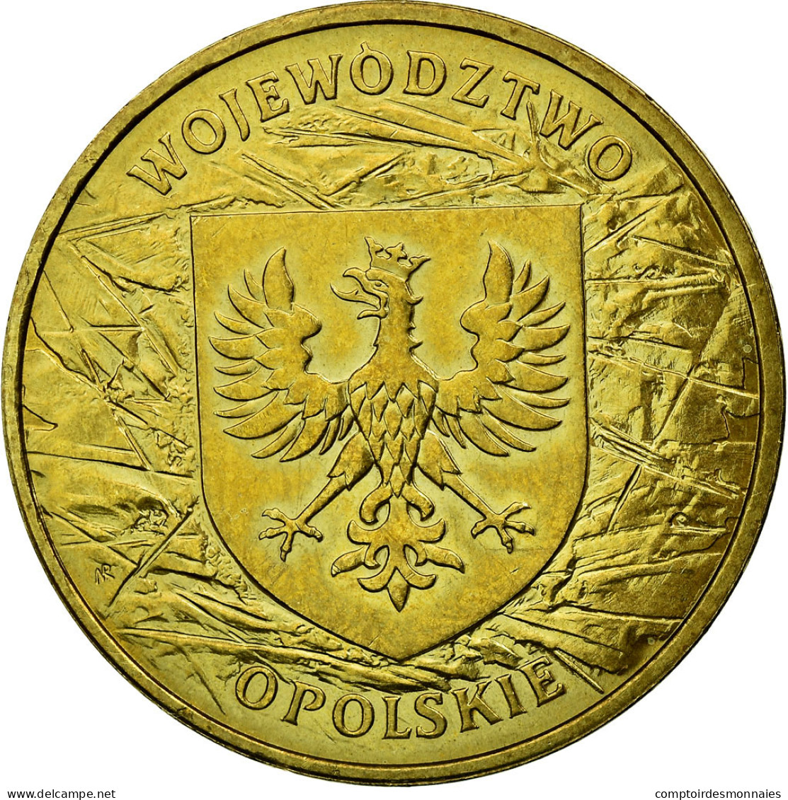 Monnaie, Pologne, WOJEWODZTWO - OPOLSKIE, 2 Zlote, 2004, Warsaw, SUP, Laiton - Pologne