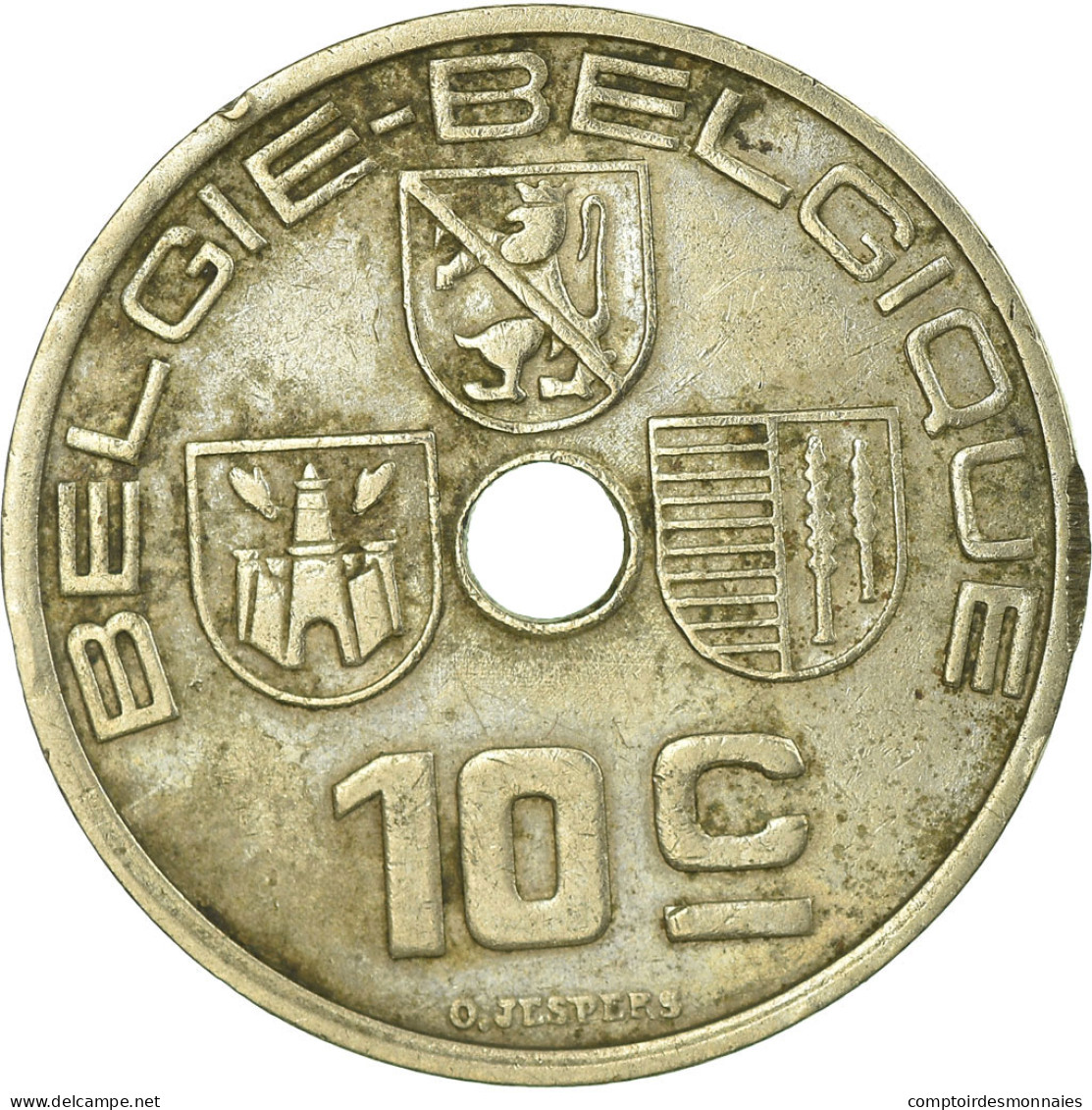 Monnaie, Belgique, 10 Centimes, 1939, TB+, Nickel-brass, KM:113.1 - 10 Centimes