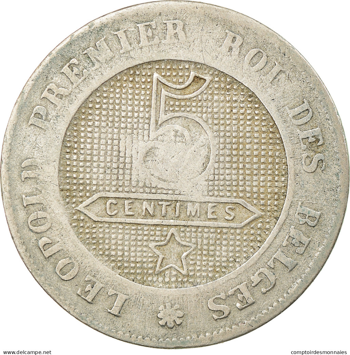 Monnaie, Belgique, Leopold I, 5 Centimes, 1862, TB+, Copper-nickel, KM:21 - 5 Centimes