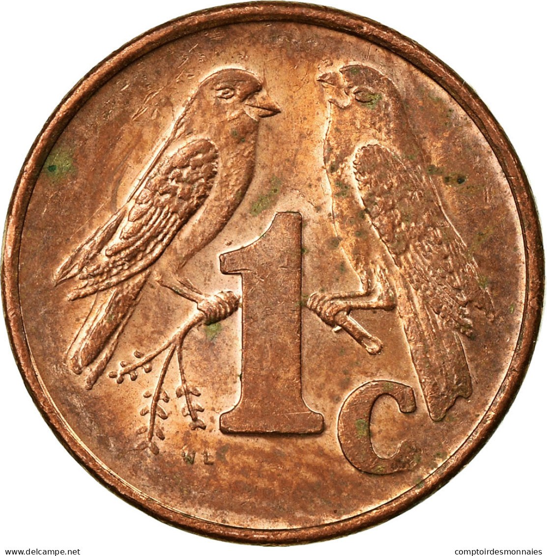 Monnaie, Afrique Du Sud, Cent, 2000, TTB, Copper Plated Steel, KM:170 - Zuid-Afrika