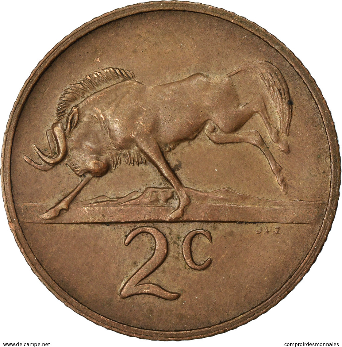 Monnaie, Afrique Du Sud, 2 Cents, 1974, TTB, Bronze, KM:83 - Afrique Du Sud
