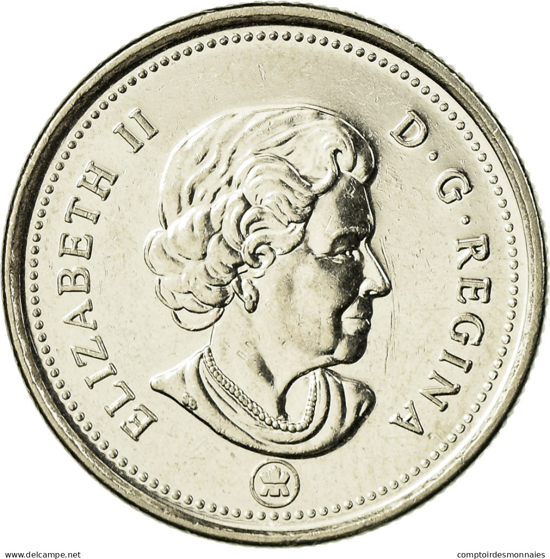 Monnaie, Canada, Elizabeth II, 25 Cents, 2013, Royal Canadian Mint, Winnipeg - Canada