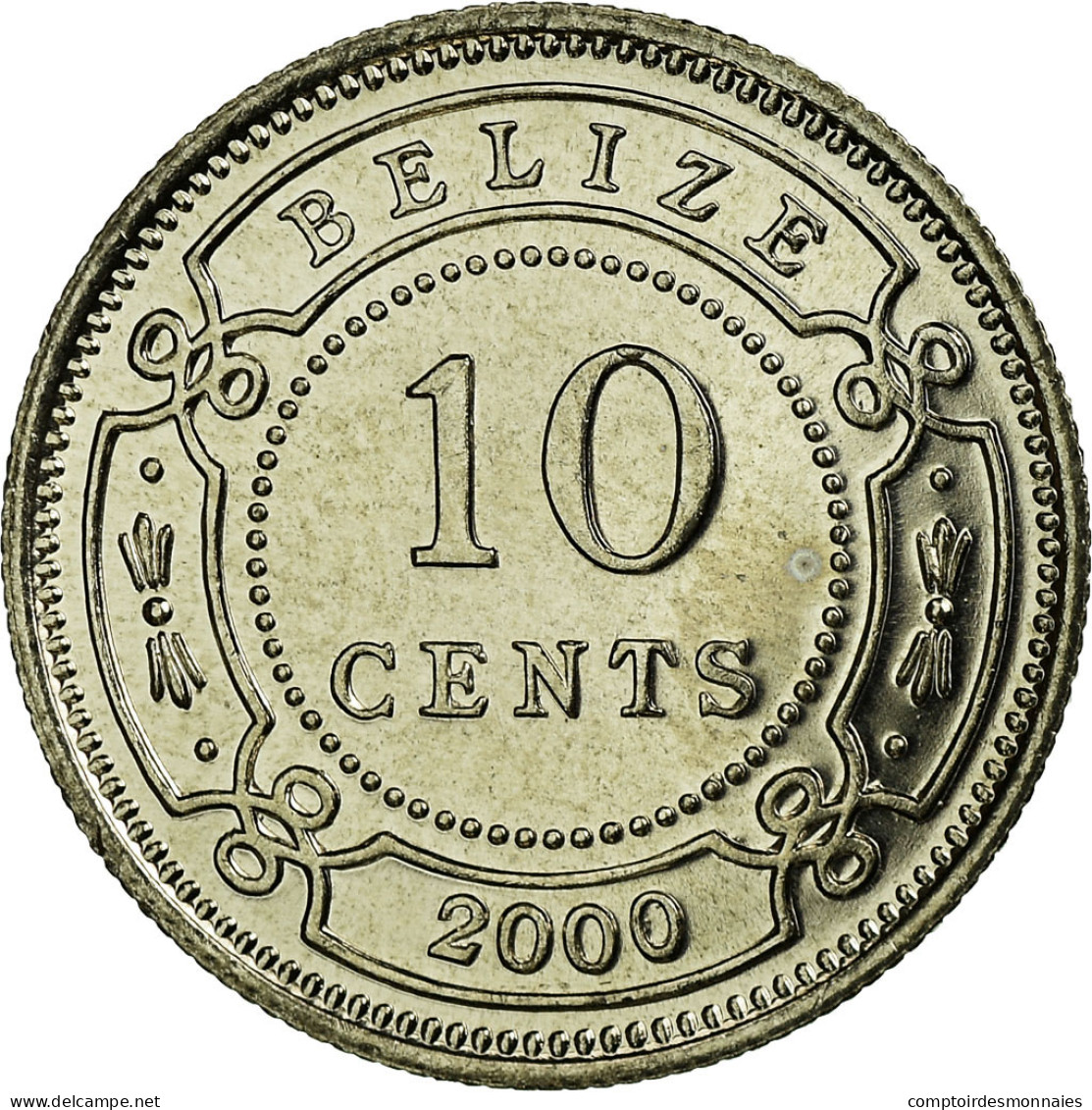 Monnaie, Belize, 10 Cents, 2000, Franklin Mint, SUP, Copper-nickel, KM:35 - Belize