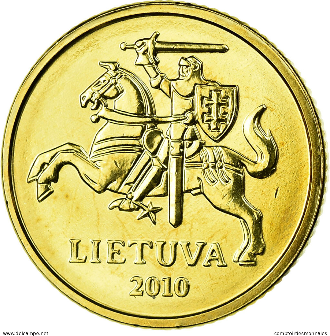 Monnaie, Lithuania, 10 Centu, 2010, SUP, Nickel-brass, KM:106 - Lituania