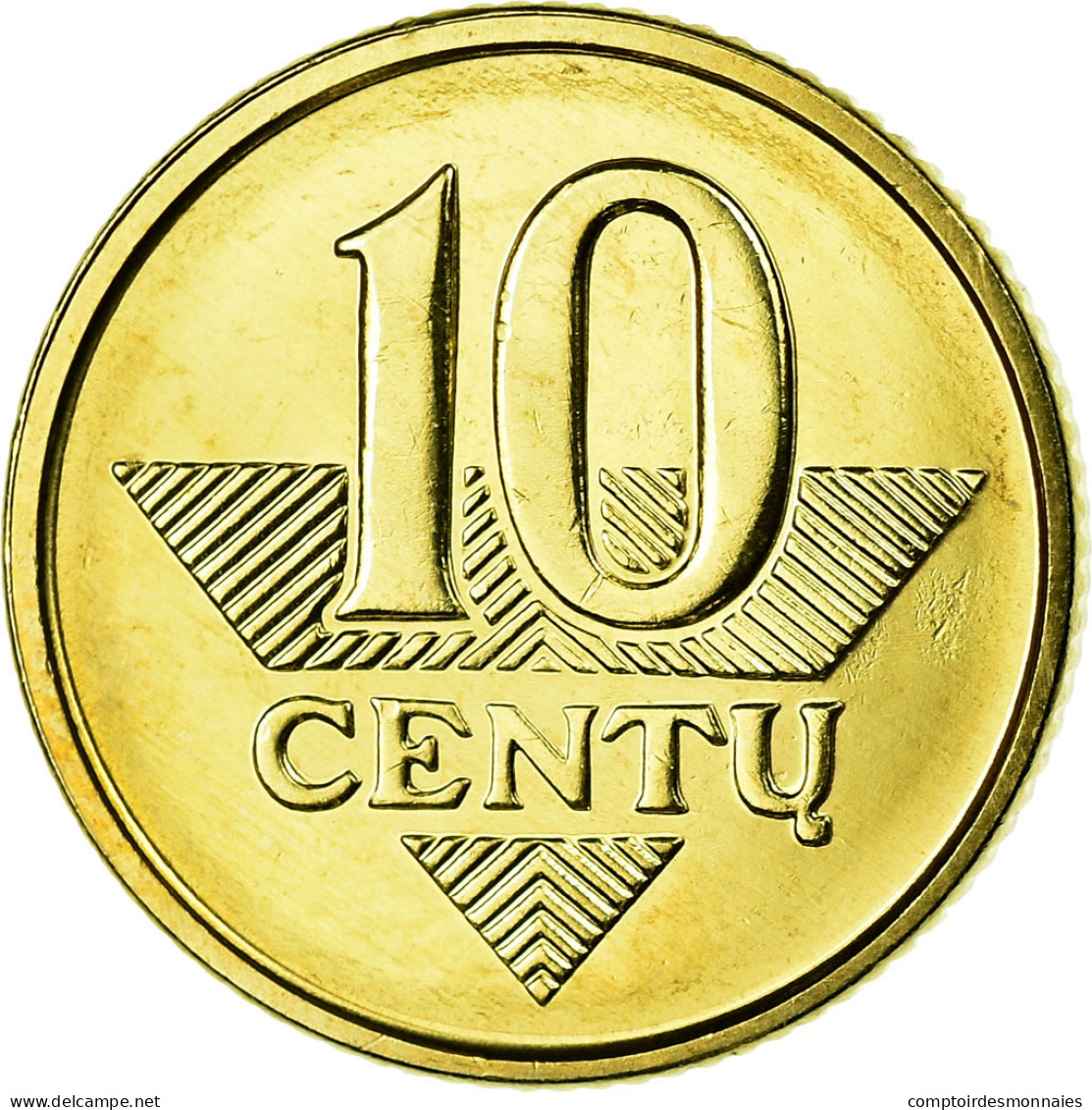 Monnaie, Lithuania, 10 Centu, 2010, SUP, Nickel-brass, KM:106 - Lituania