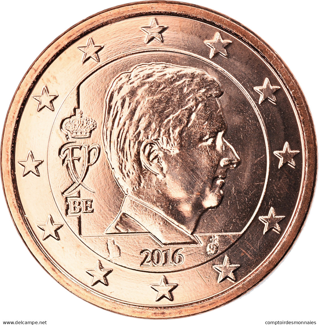 Belgique, 5 Euro Cent, 2016, FDC, Copper Plated Steel, KM:New - Belgique