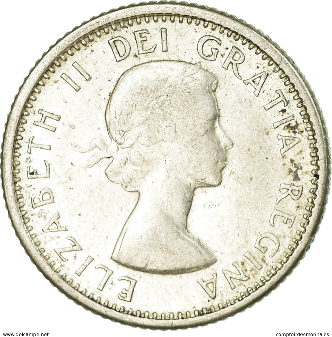 Monnaie, Canada, Elizabeth II, 10 Cents, 1963, Royal Canadian Mint, Ottawa, TB+ - Canada