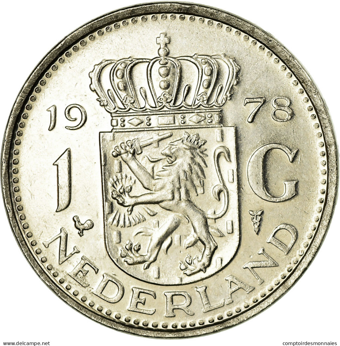 Monnaie, Pays-Bas, Juliana, Gulden, 1978, SUP, Nickel, KM:184a - 1948-1980 : Juliana