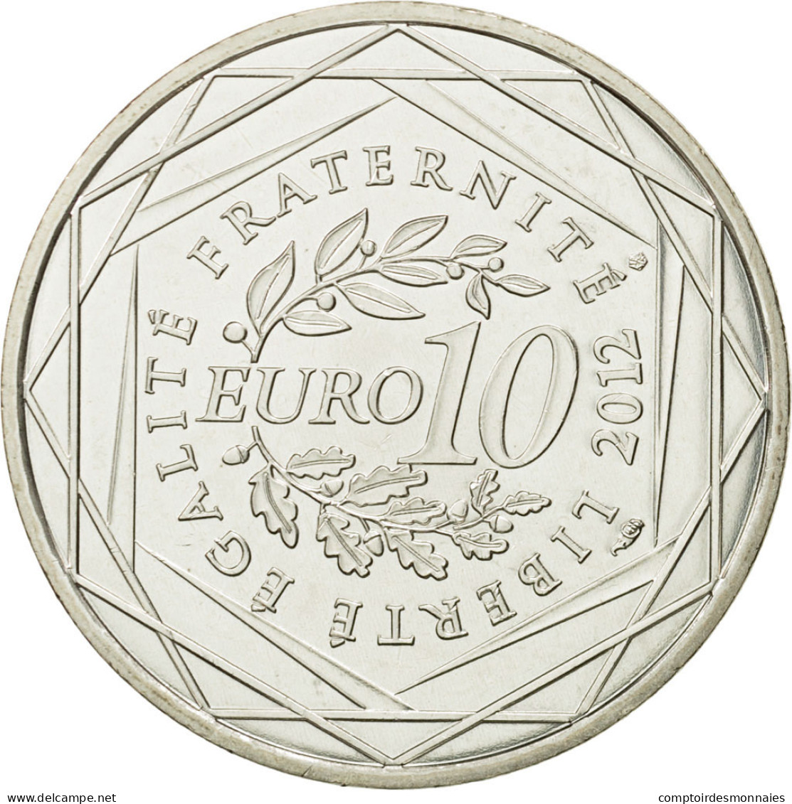 France, 10 Euro, Ile De France, 2012, SPL, Argent, KM:1875 - Francia