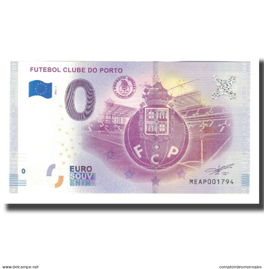 Portugal, Billet Touristique - 0 Euro, Portugal - Porto - FC Porto - Football - - Andere & Zonder Classificatie