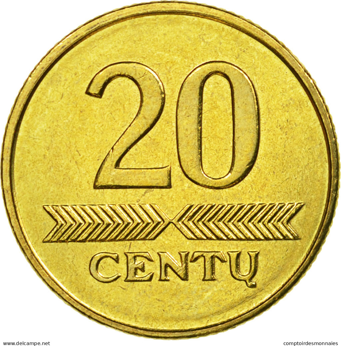 Monnaie, Lithuania, 20 Centu, 1999, SUP, Nickel-brass, KM:107 - Lituanie