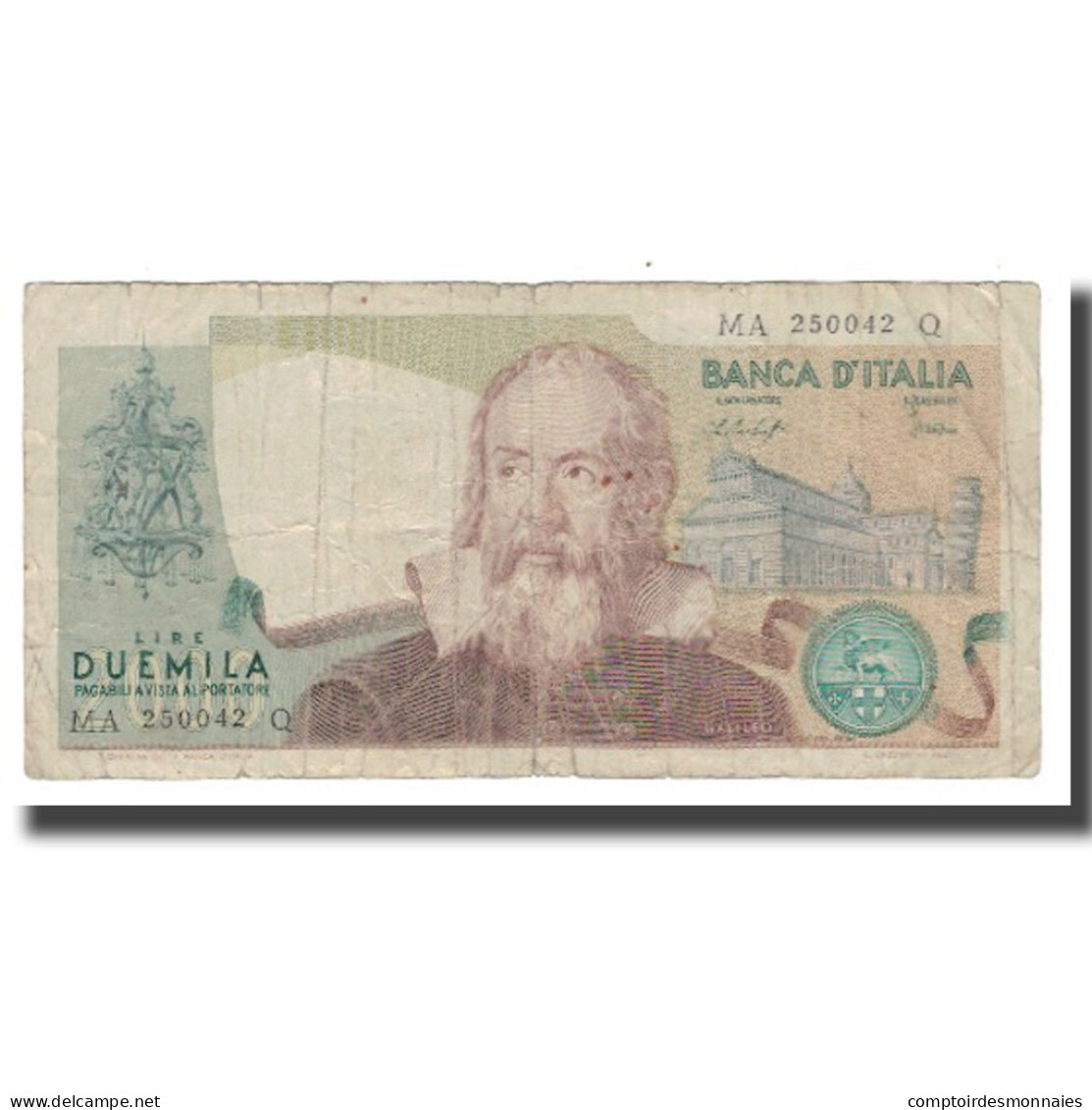 Billet, Italie, 2000 Lire, 1976, 1976-10-22, KM:103b, B+ - 2000 Lire