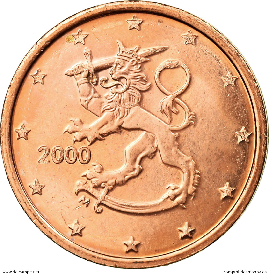 Finlande, 2 Euro Cent, 2000, SUP, Copper Plated Steel, KM:99 - Finlandía