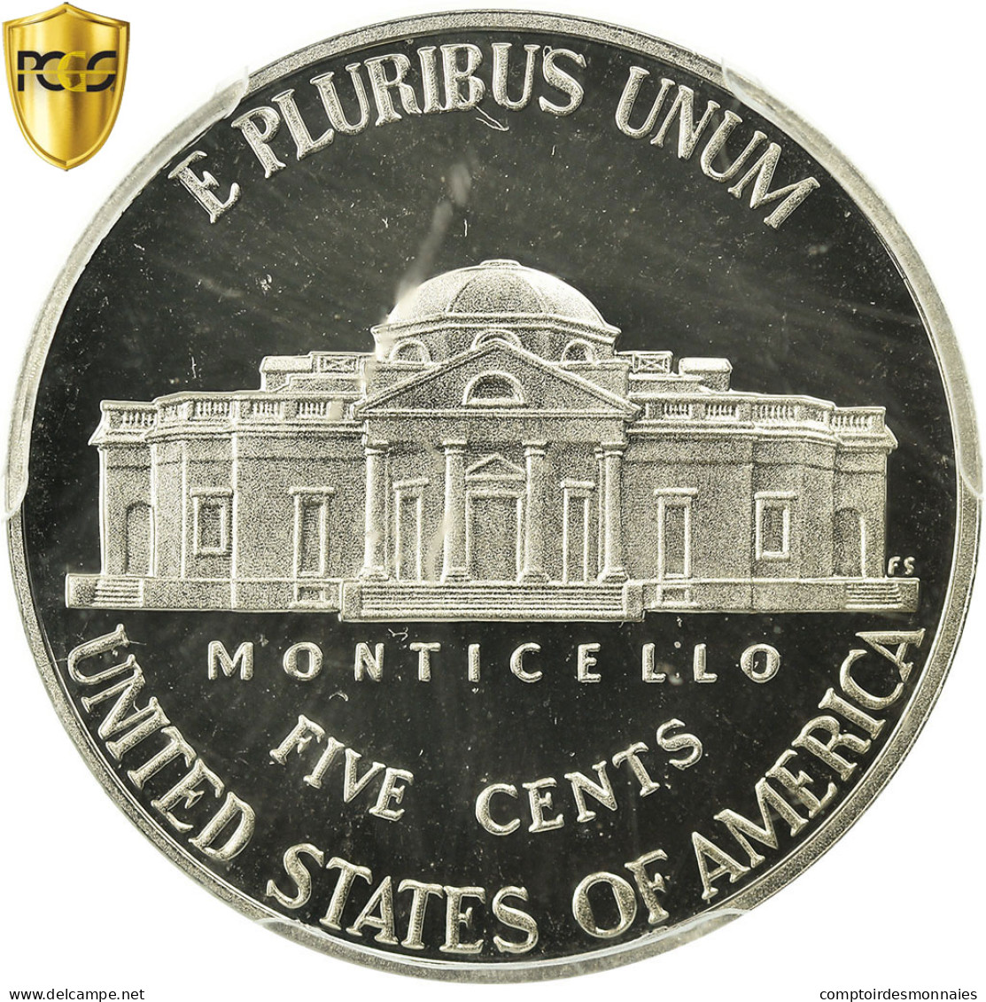 États-Unis, 5 Cents, Jefferson, 2014, San Francisco, BE, Cupro-nickel, PCGS - 1938-…: Jefferson