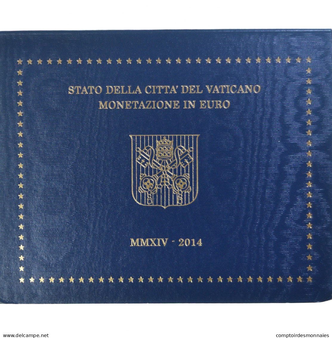 Vatican, Pape François, Coffret 1c. à 2€, 2014, Rome, BU, FDC - Vatican