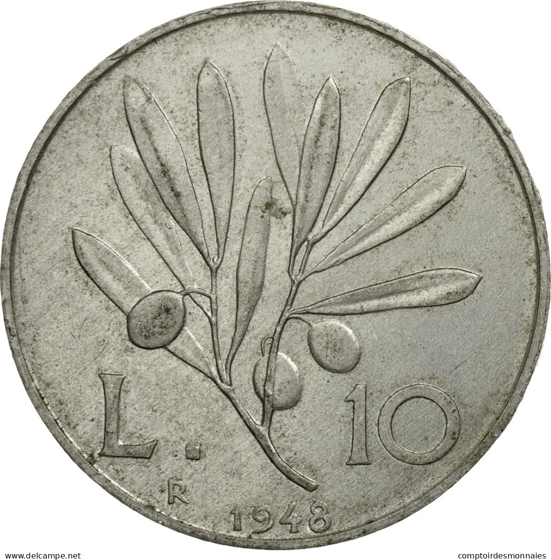Monnaie, Italie, 10 Lire, 1948, Rome, TTB, Aluminium, KM:90 - 10 Lire