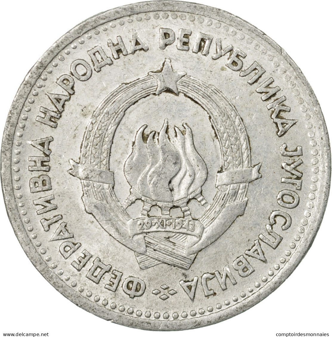 Monnaie, Yougoslavie, Dinar, 1953, TB+, Aluminium, KM:30 - Joegoslavië