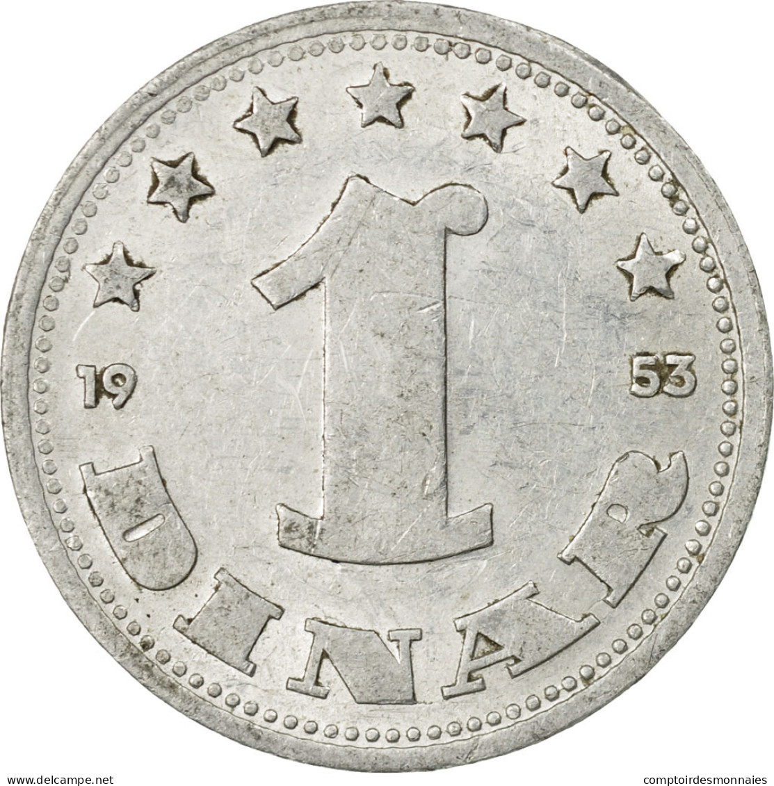 Monnaie, Yougoslavie, Dinar, 1953, TB+, Aluminium, KM:30 - Jugoslavia