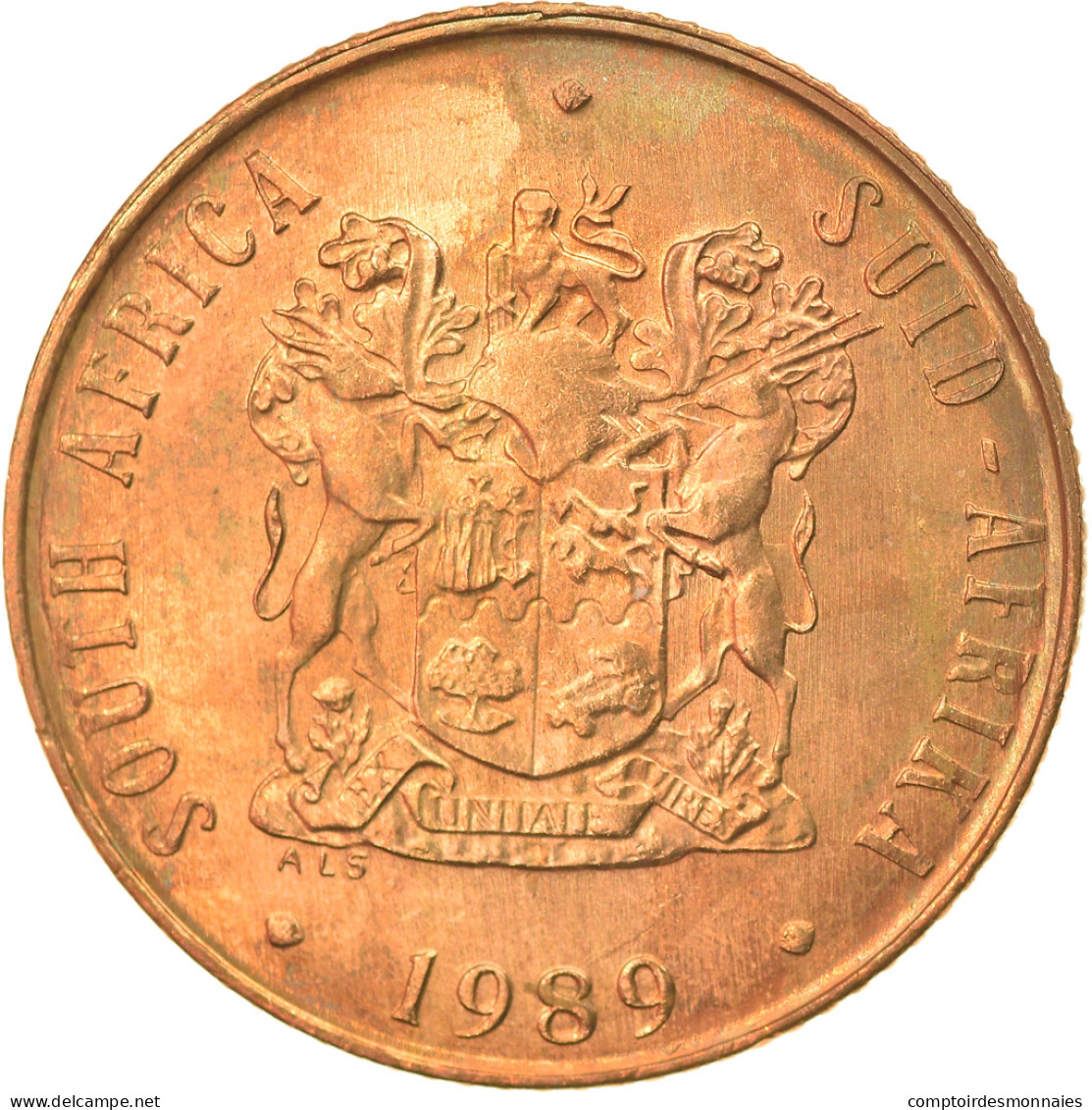 Monnaie, Afrique Du Sud, 2 Cents, 1989, TTB+, Bronze, KM:83 - South Africa