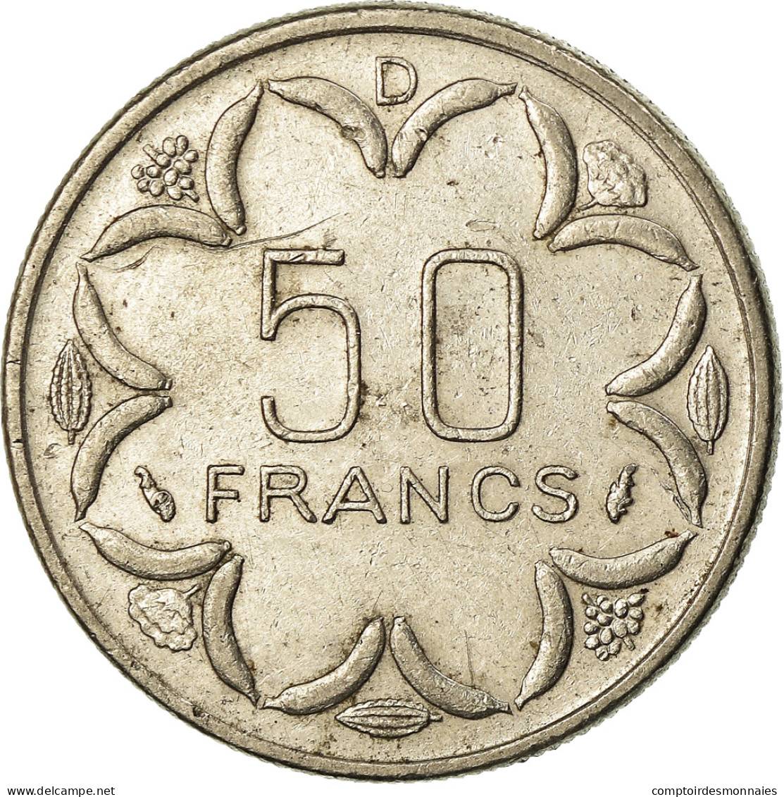 Monnaie, États De L'Afrique Centrale, 50 Francs, 1984, Paris, TTB, Nickel - Centrafricaine (République)