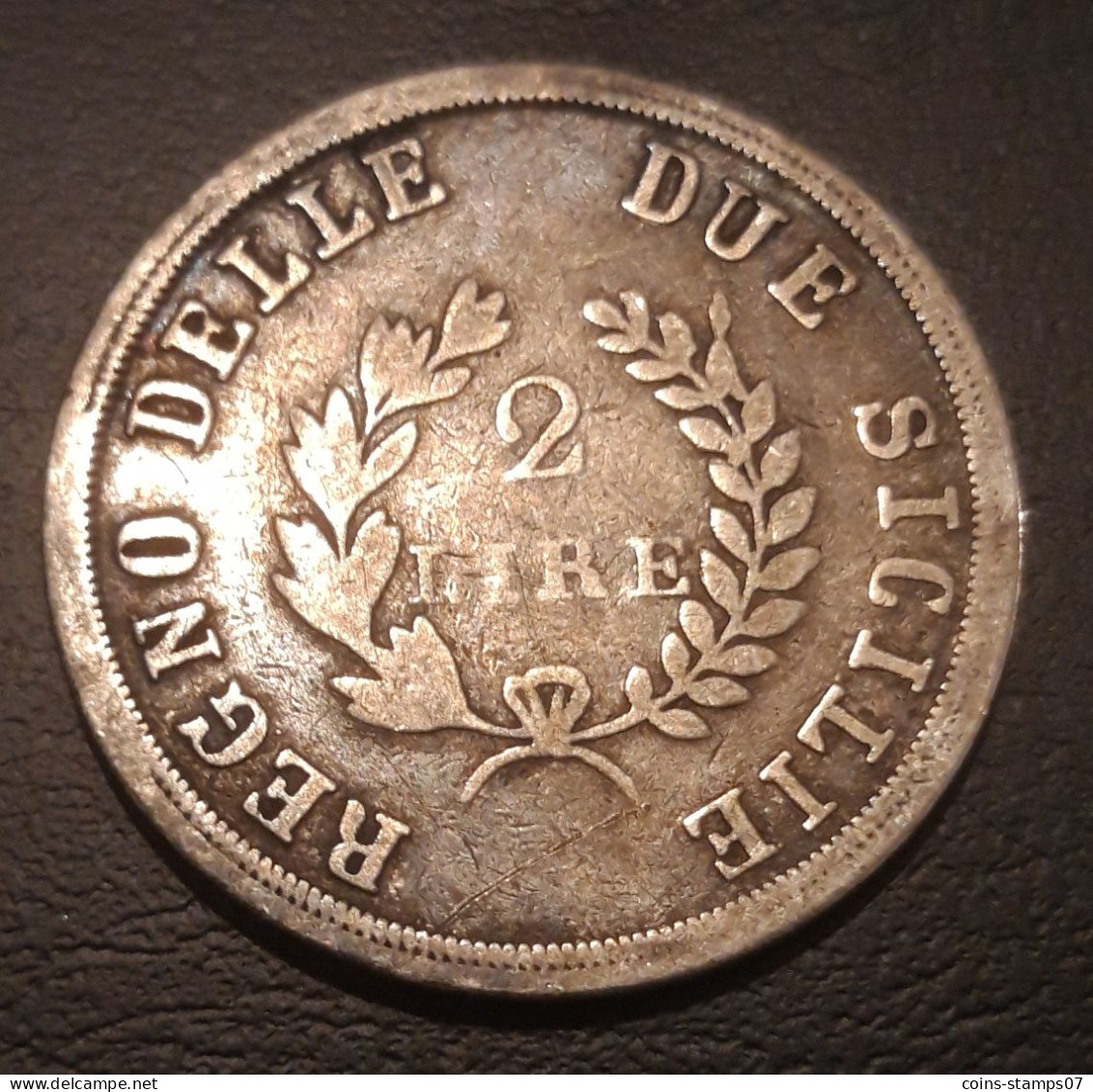 Italie - Deux Siciles - 2 Lires Murat 1813 - Argent - Deux Siciles