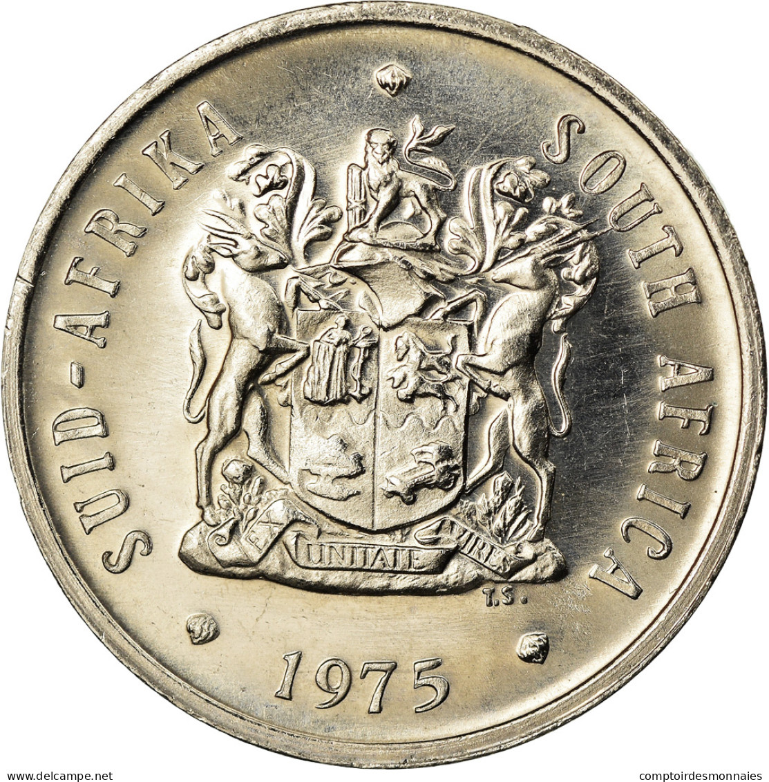 Monnaie, Afrique Du Sud, 20 Cents, 1975, SUP, Nickel, KM:86 - South Africa