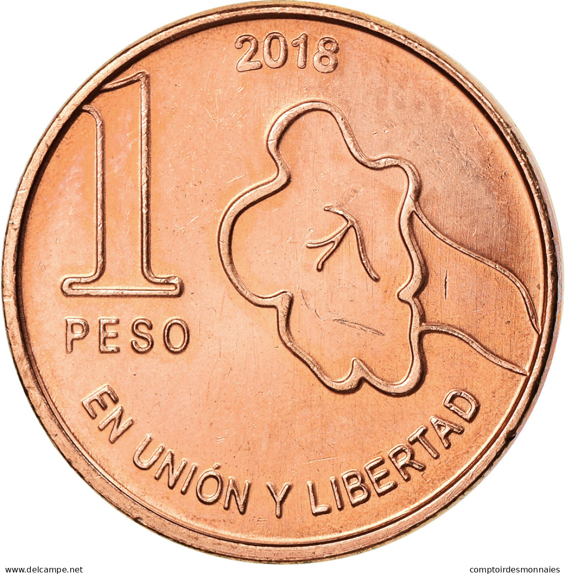 Monnaie, Argentine, Peso, 2018, SPL, Copper Plated Steel - Argentine