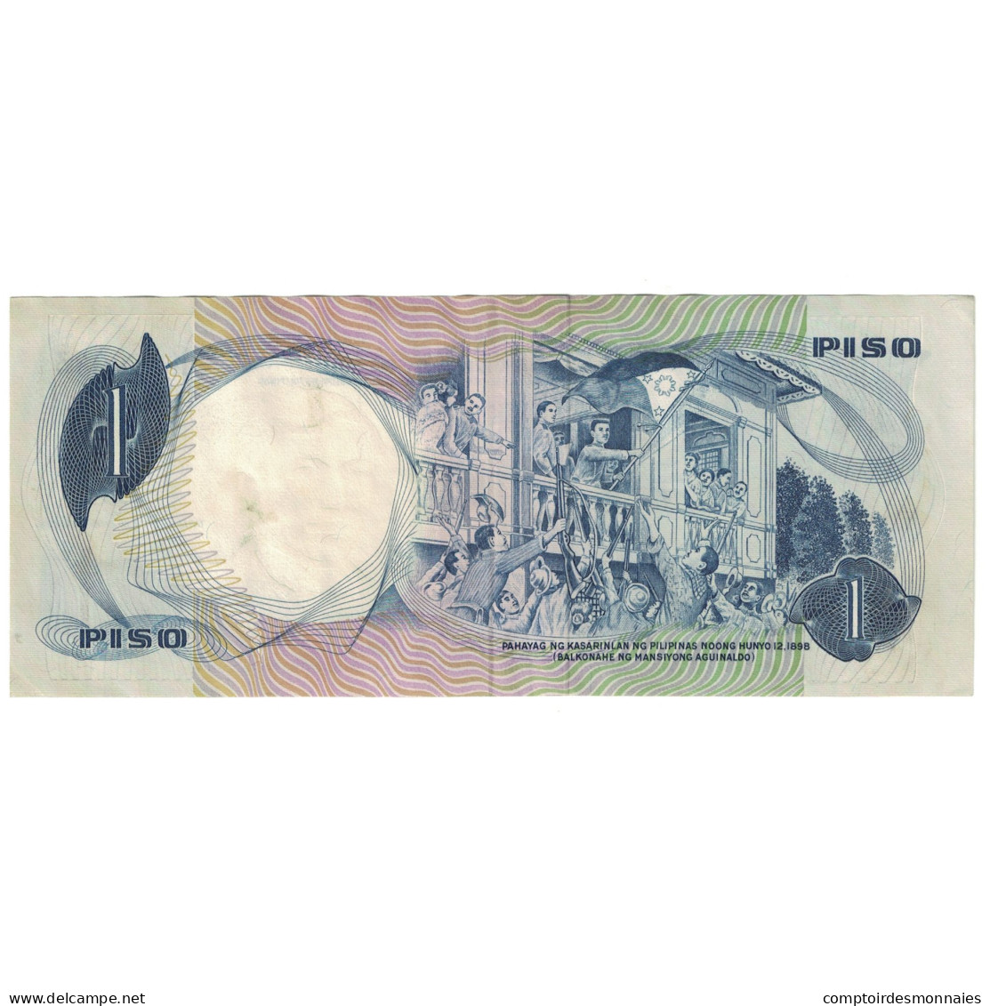 Billet, Philippines, 1 Piso, Undated (1969), KM:142a, TTB - Filipinas