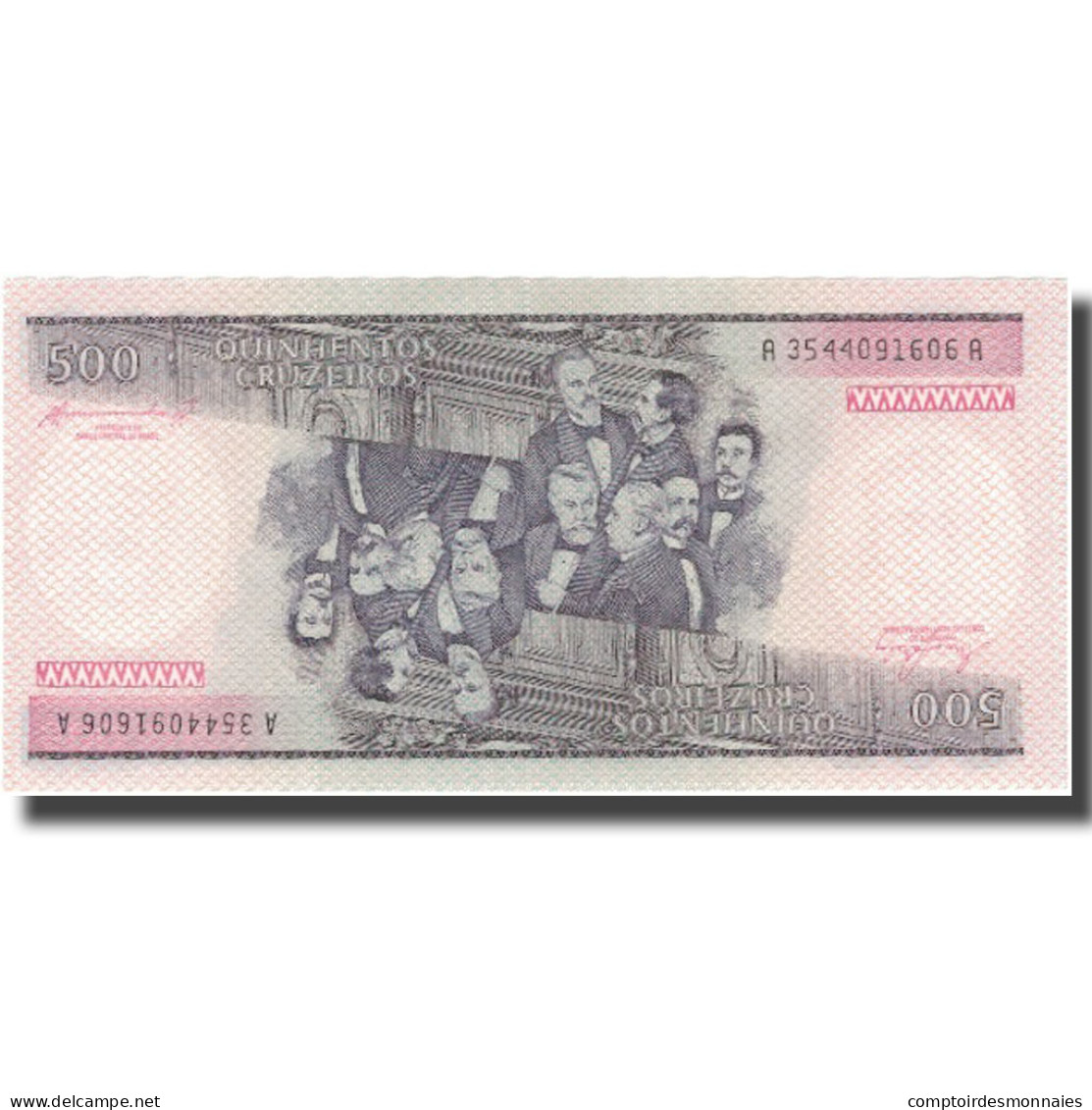 Billet, Brésil, 500 Cruzeiros, Undated (1981-85), KM:200b, SPL - Brasil