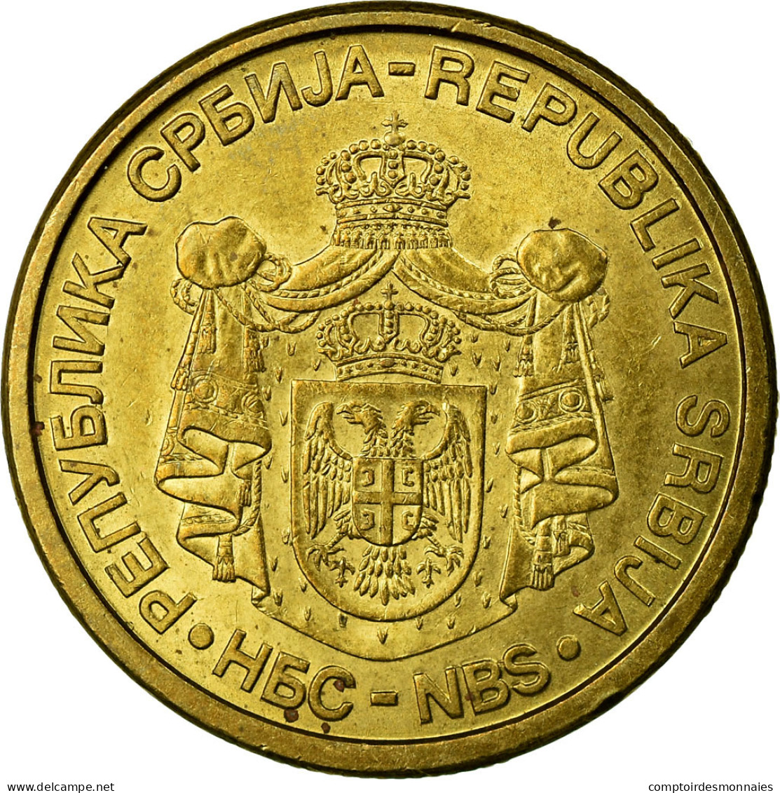 Monnaie, Serbie, Dinar, 2008, TTB, Nickel-brass, KM:39 - Serbie