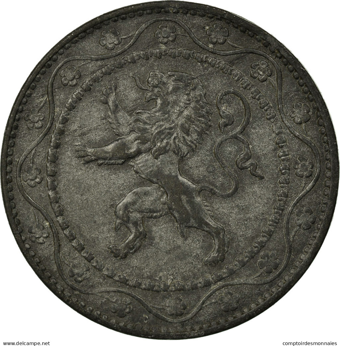 Monnaie, Belgique, 25 Centimes, 1918, TTB, Zinc, KM:82 - 25 Cents