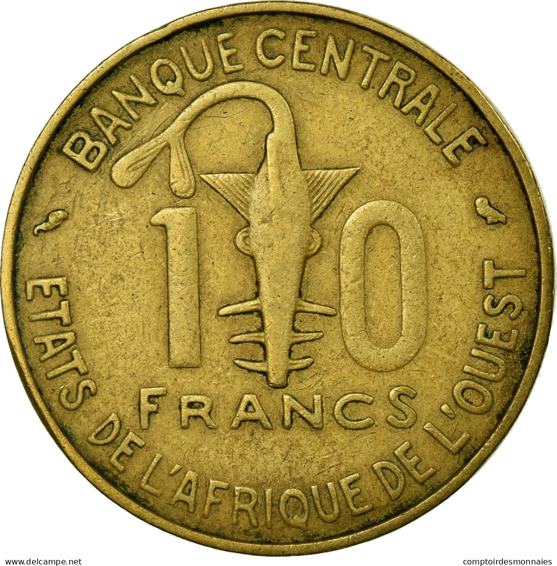 Monnaie, West African States, 10 Francs, 1973, Paris, TTB - Côte-d'Ivoire