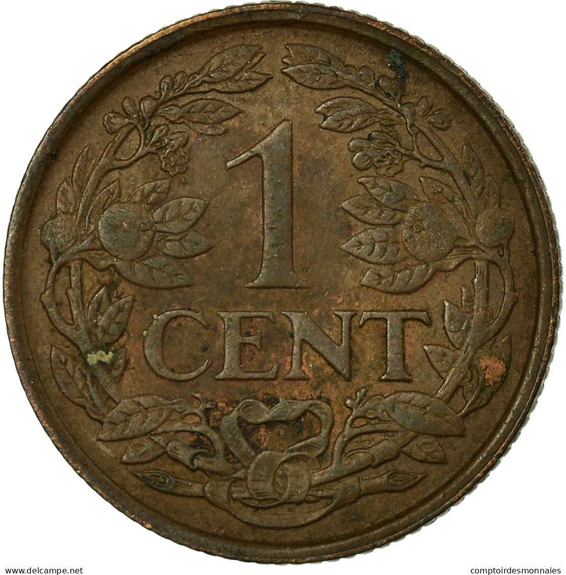 Monnaie, Pays-Bas, Wilhelmina I, Cent, 1939, TB+, Bronze, KM:152 - 1 Centavos