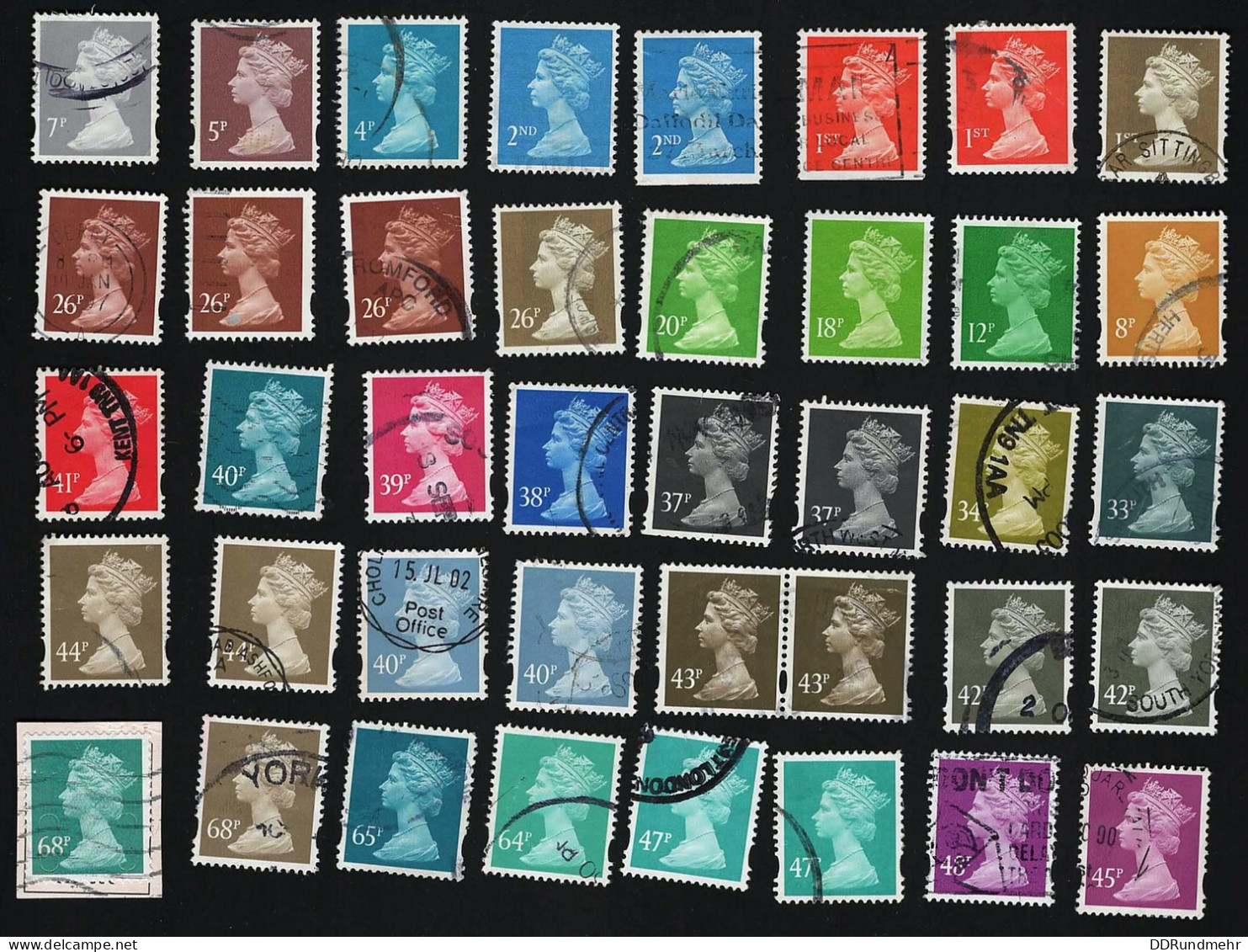 Elizabeth II Umfangreiches Lot Used Siehe Scan - Altri & Non Classificati