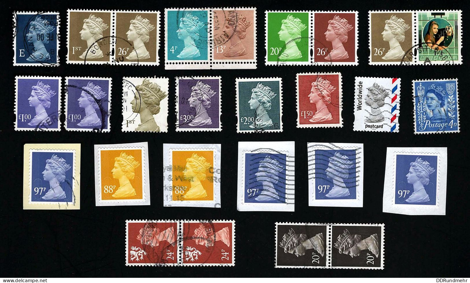 Elizabeth II Umfangreiches Lot Used Siehe Scan - Andere & Zonder Classificatie