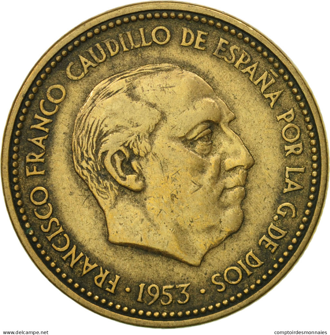 Monnaie, Espagne, Caudillo And Regent, 2-1/2 Pesetas, 1956, TTB - Sonstige & Ohne Zuordnung